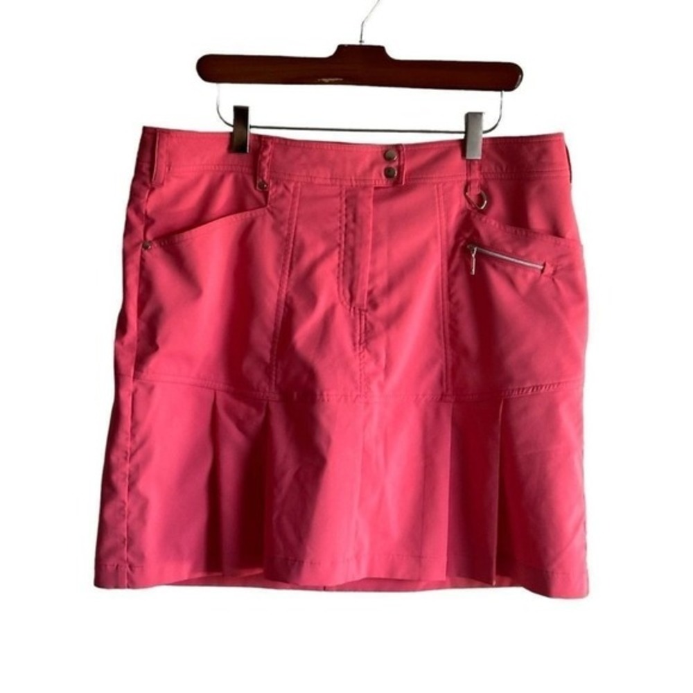 GG Blue Luxe Sport Golf Skort Pink 12 Women Pleated Athletic Activewear - Picture 5 of 15